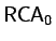 $\ensuremath{\ensuremath{\sf RCA}_0} $