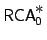 $\mathsf{RCA}_0^{\textstyle{*}}$