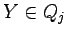 $Y\in Q_j$