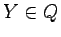 $Y\in
Q$